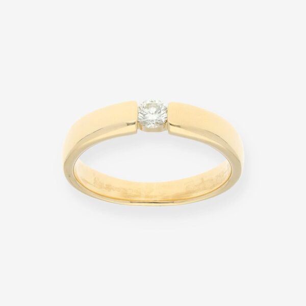 Ring Gelbgold 18kt. mit Brillant ca. 0,25ct. - Größe 62