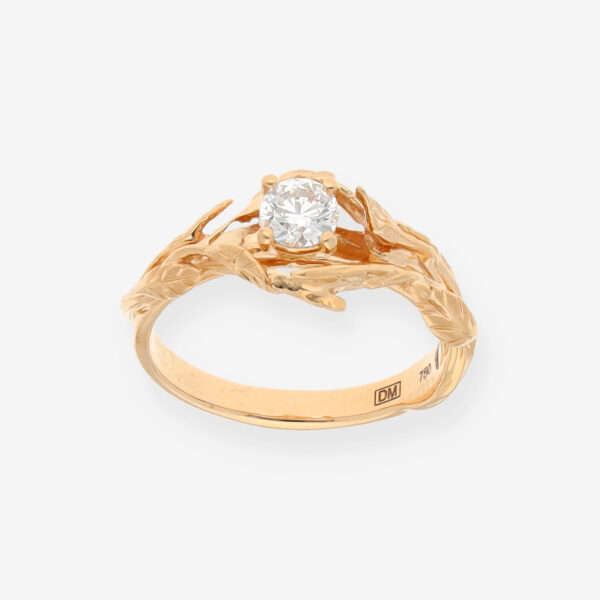 Ring Rosegold 18kt. mit Brillant ca. 0,30ct. - Größe 50